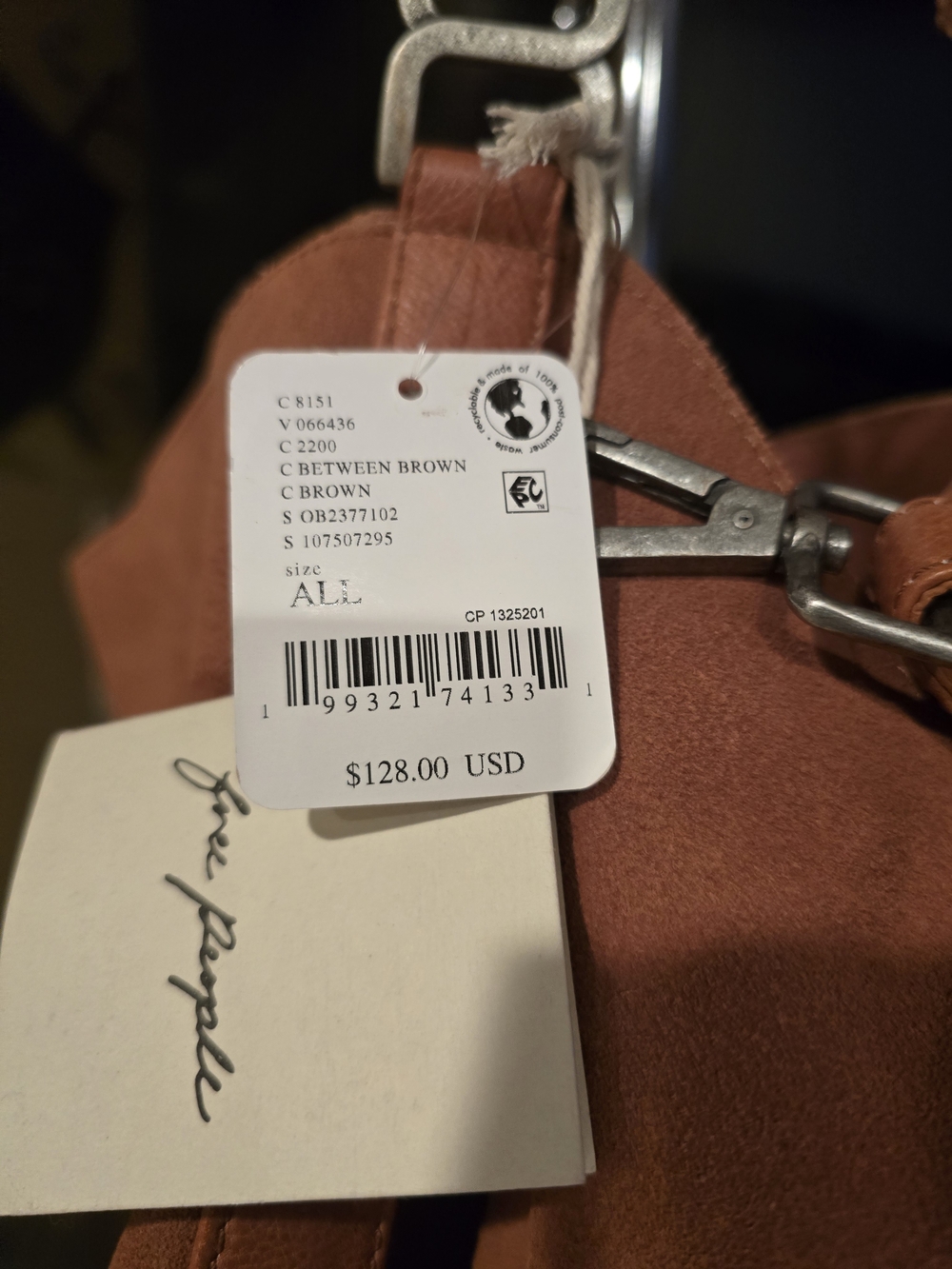 Free People Suede Hobo Bag in Rust Brown - Picture 4 of 7